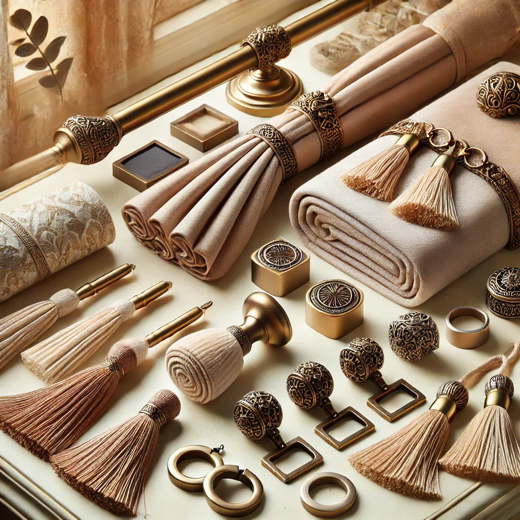 Accesorii esențiale pentru perdele și draperii