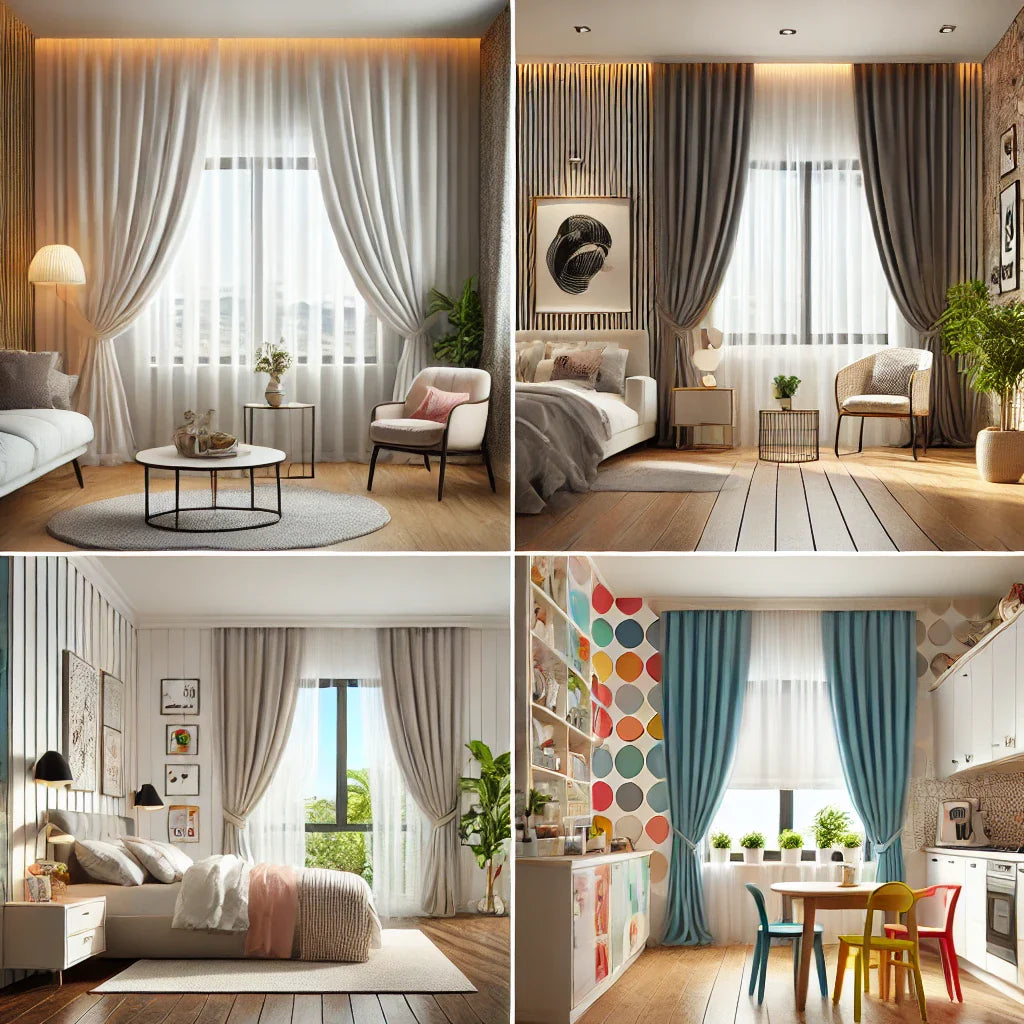 Cum să alegi perdelele și draperiile potrivite pentru fiecare cameră