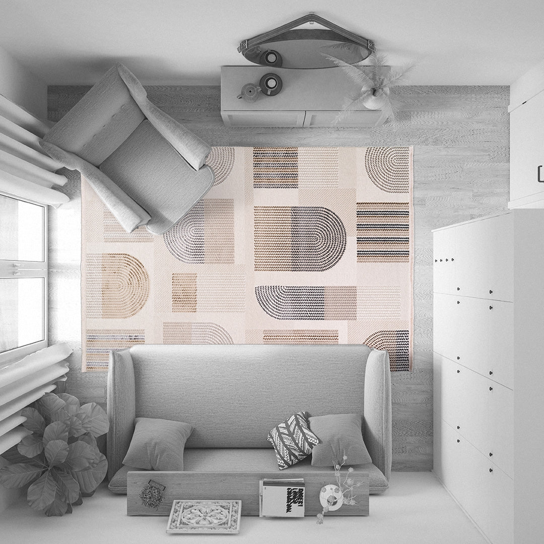 Covor PIERRE CARDIN COZZY Geometric Strokes