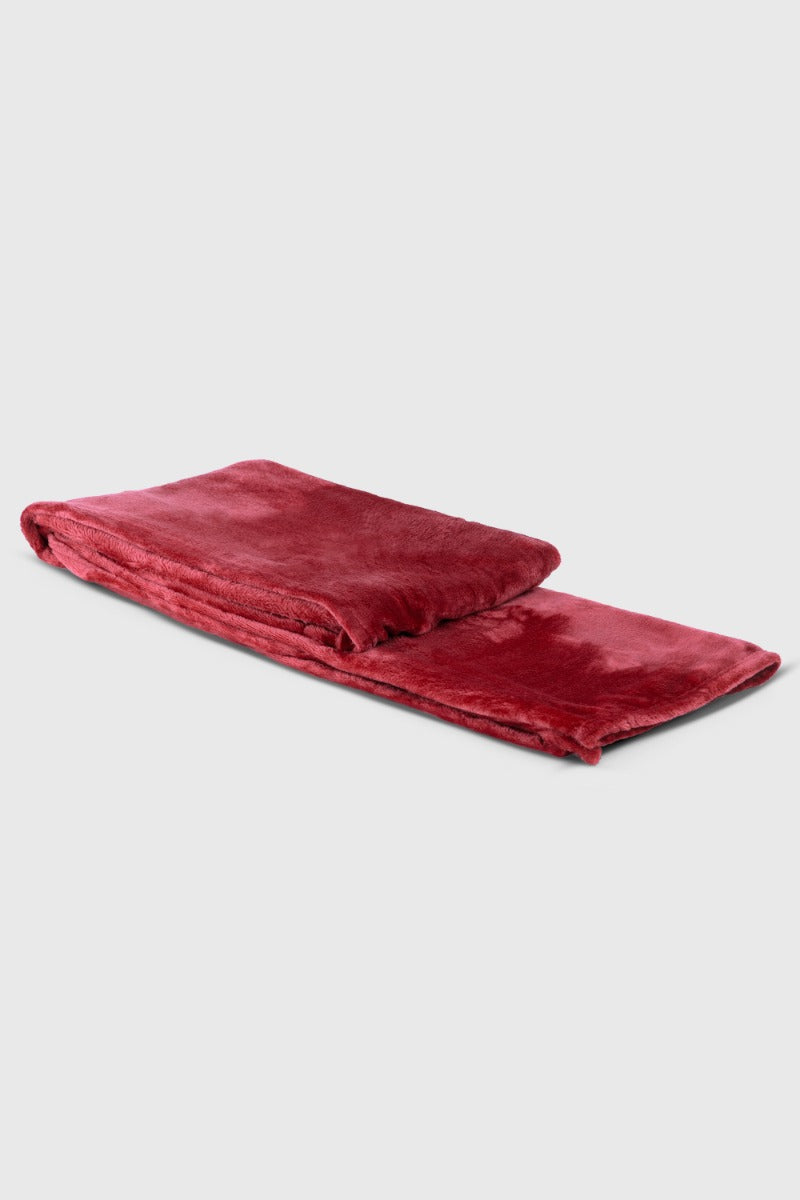 Patura polar VELVET BIO BORDEAUX 130/170 cm