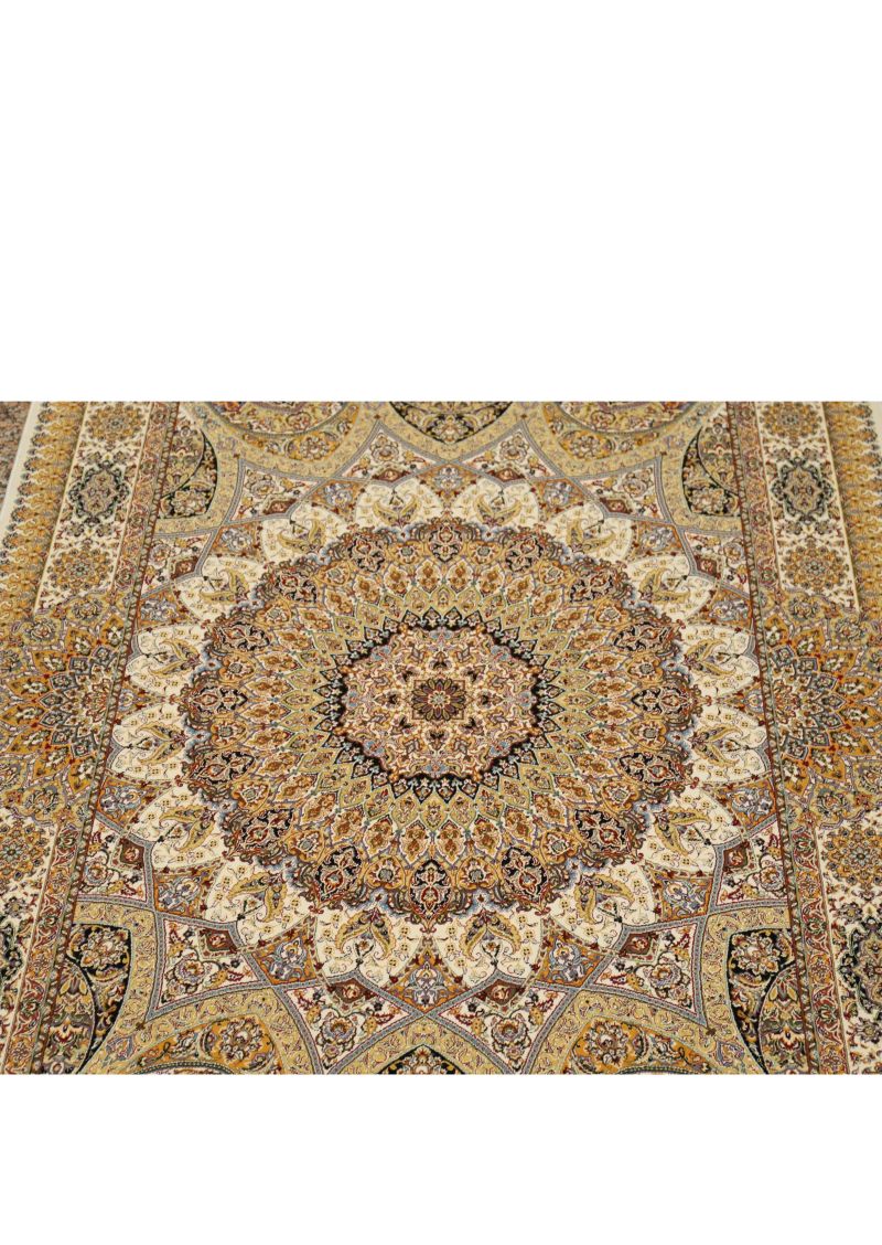 Covor Abrishim, mătase și bambus, 150 x 230 cm, multicolor