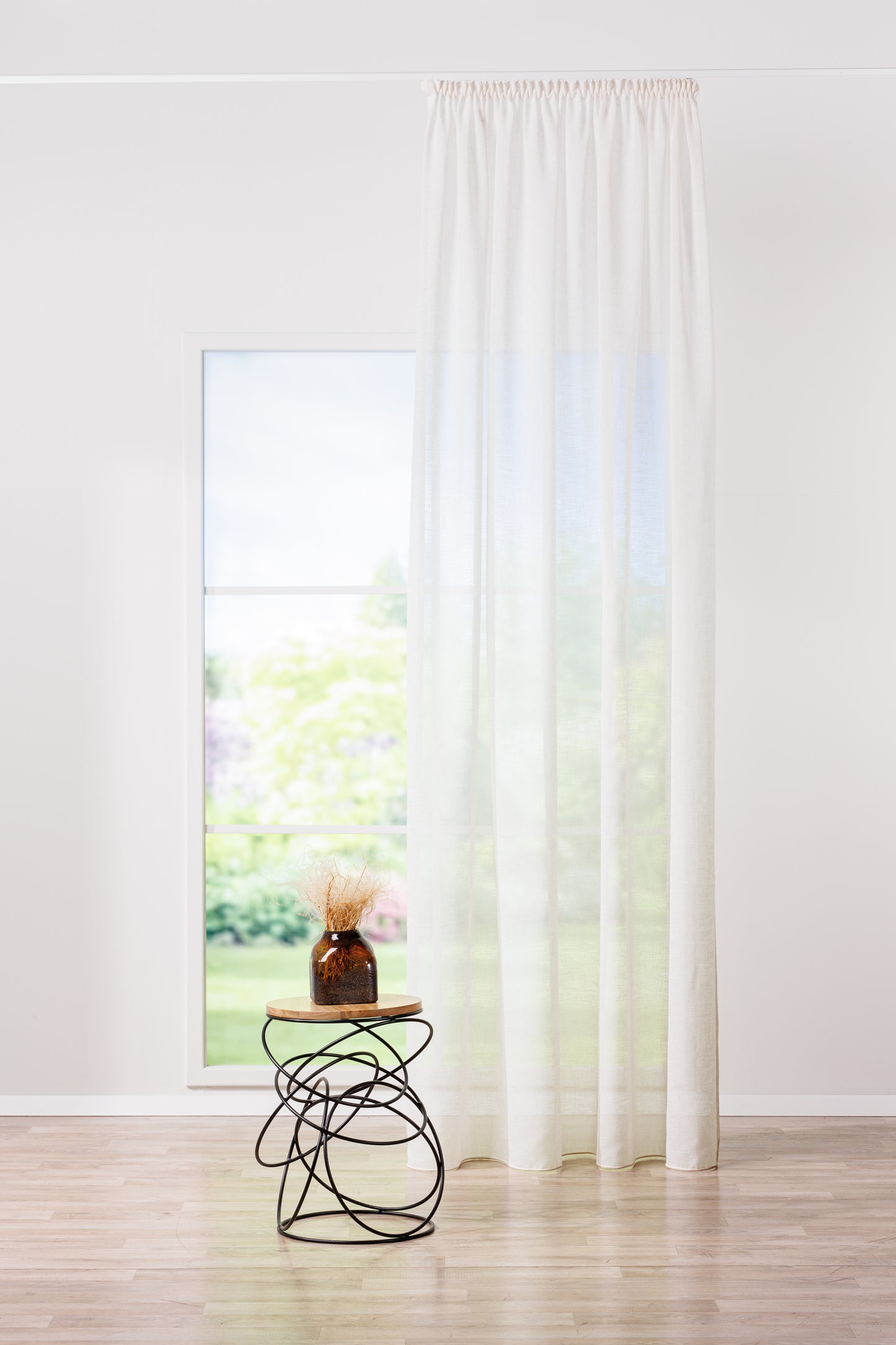 Creo V32 curtain, cream, plain