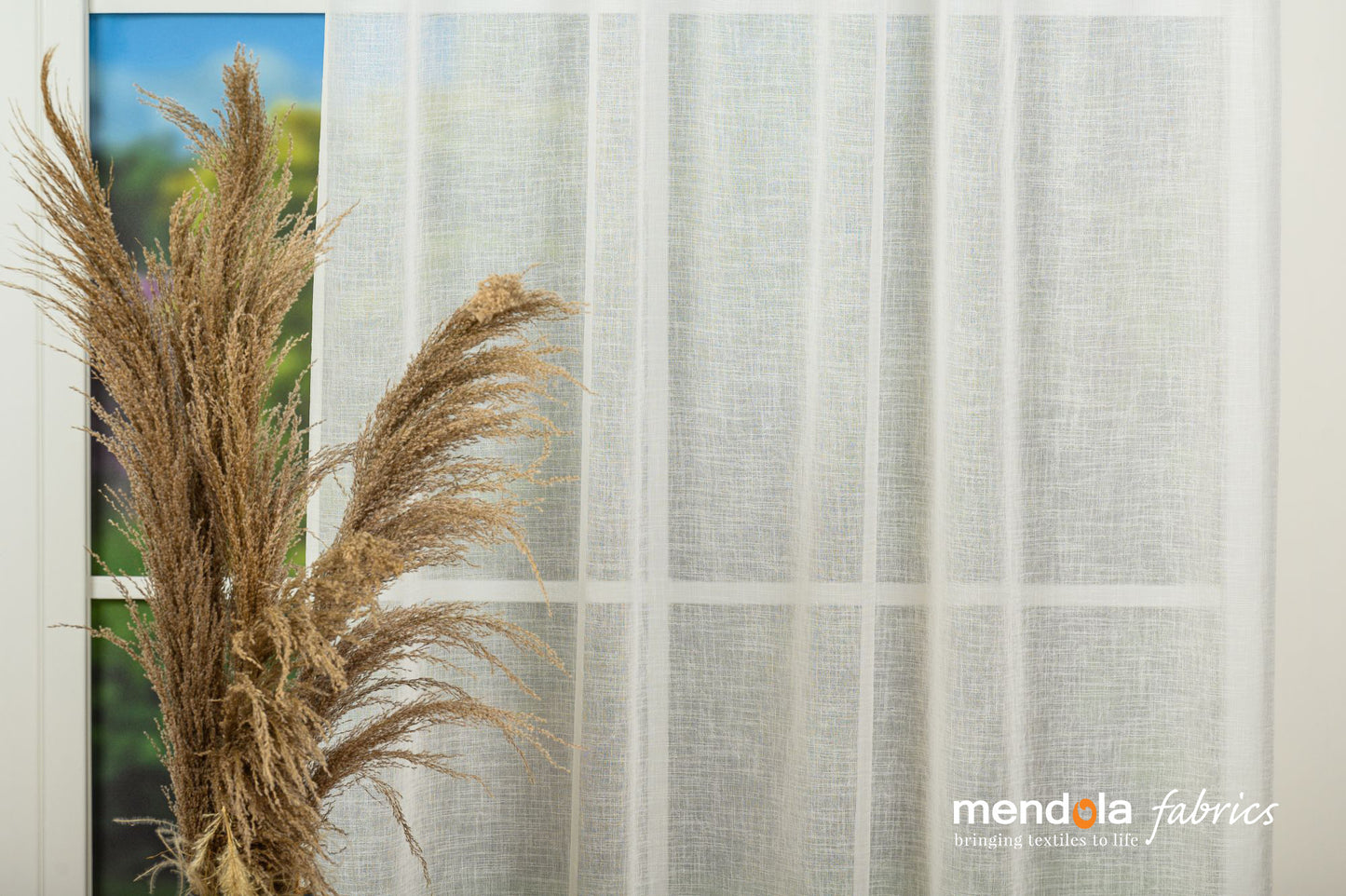 Perdea Liberty R1700, bej, model texturat cu aspect organic