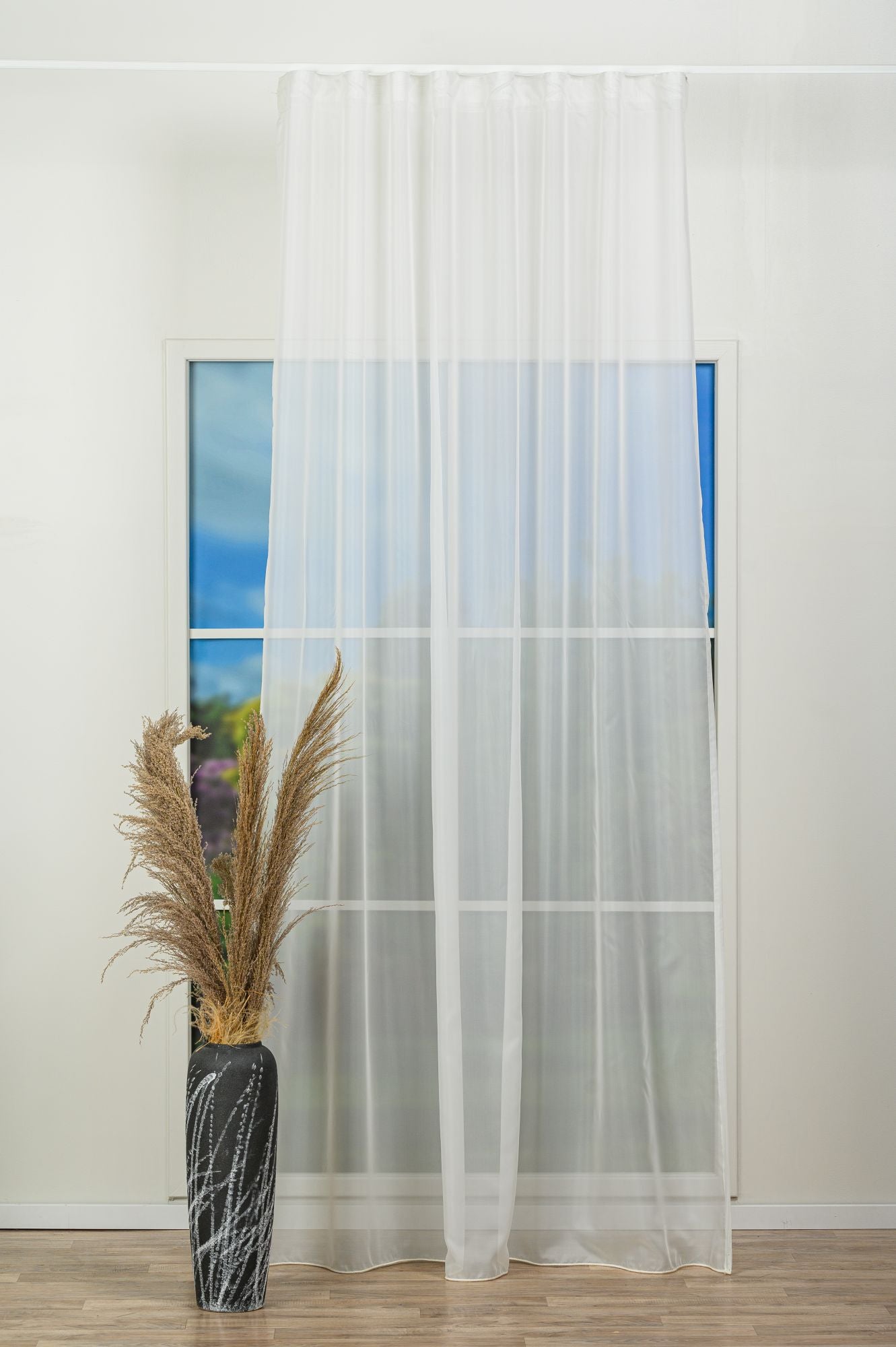 Curtain Luisa R1700, veil, cream, plain