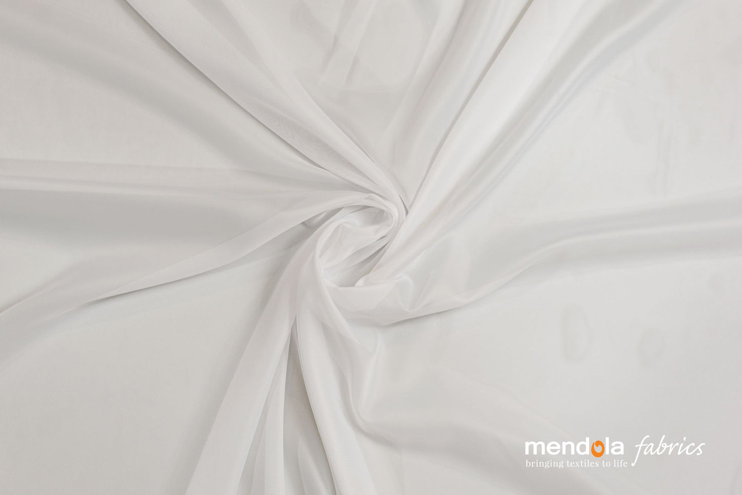 Curtain Luisa T01, veil, white, plain