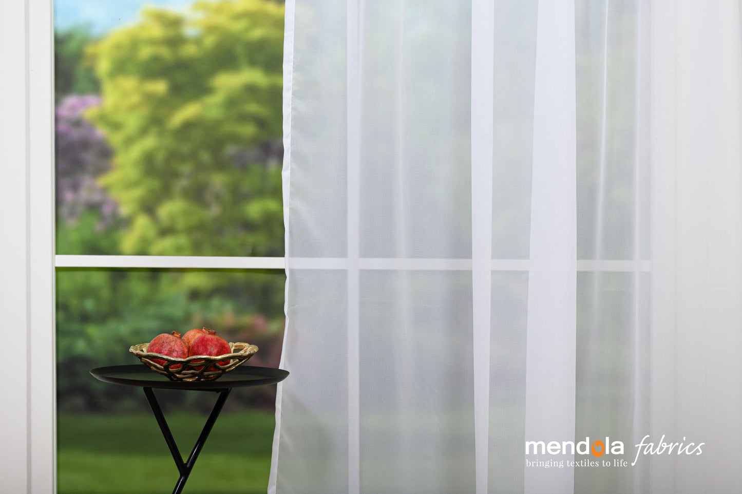 Perdea NANO R1700, crem, din materiale reciclate