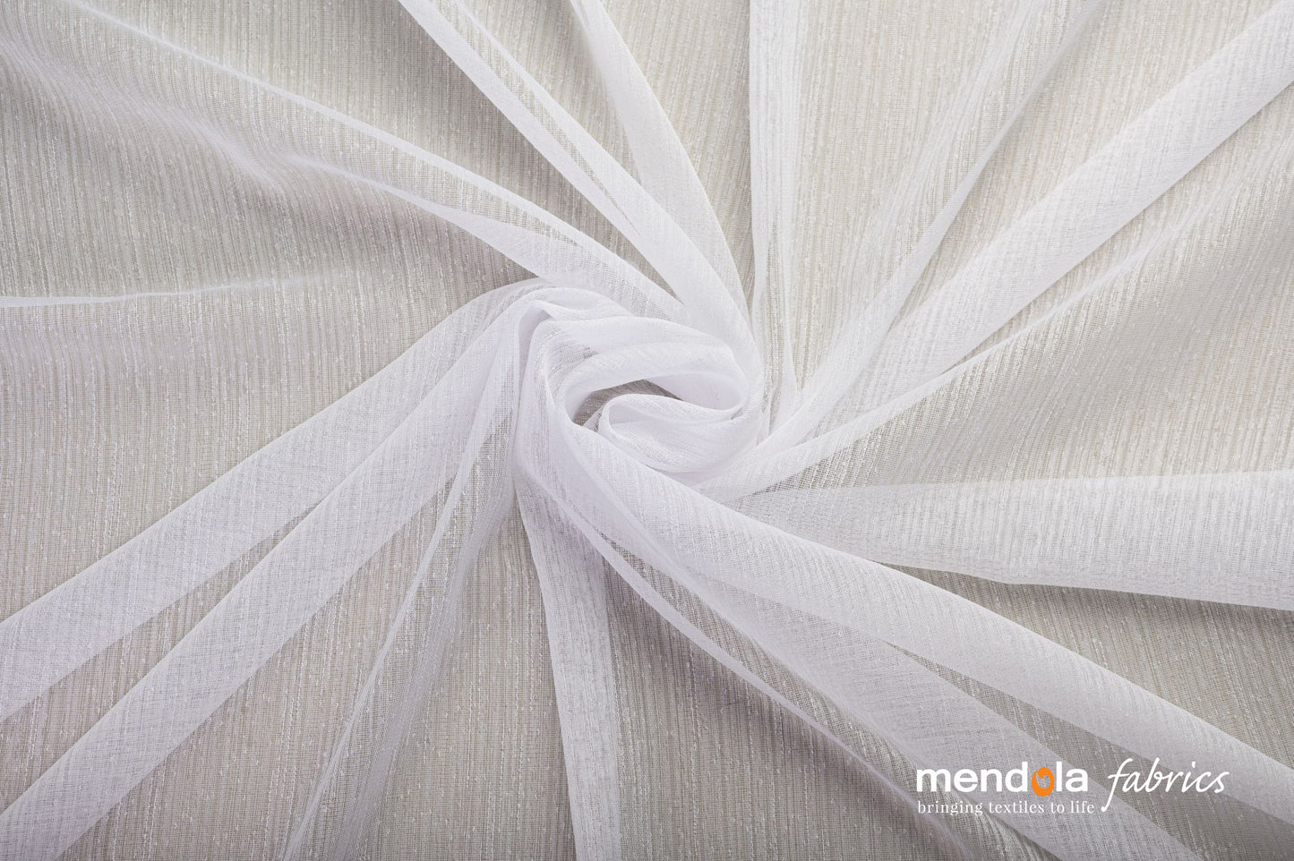 Perdea SENSO T01, albă, simplă, cu țesătură natur