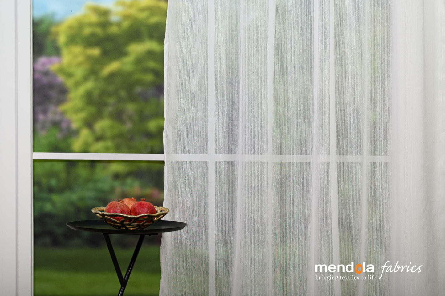 Perdea SENSO T08, ivoire, simplă, cu țesătură natur