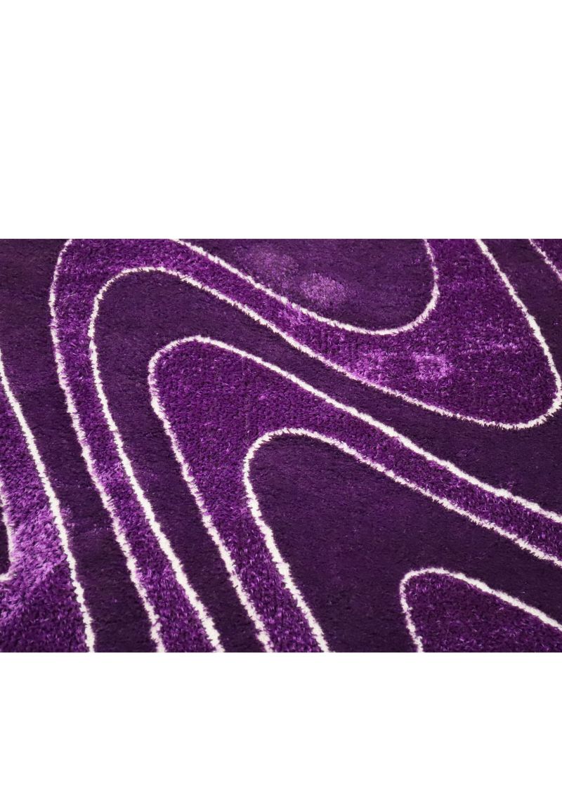 Covor cu fir lung, 160 x 230 cm, mov