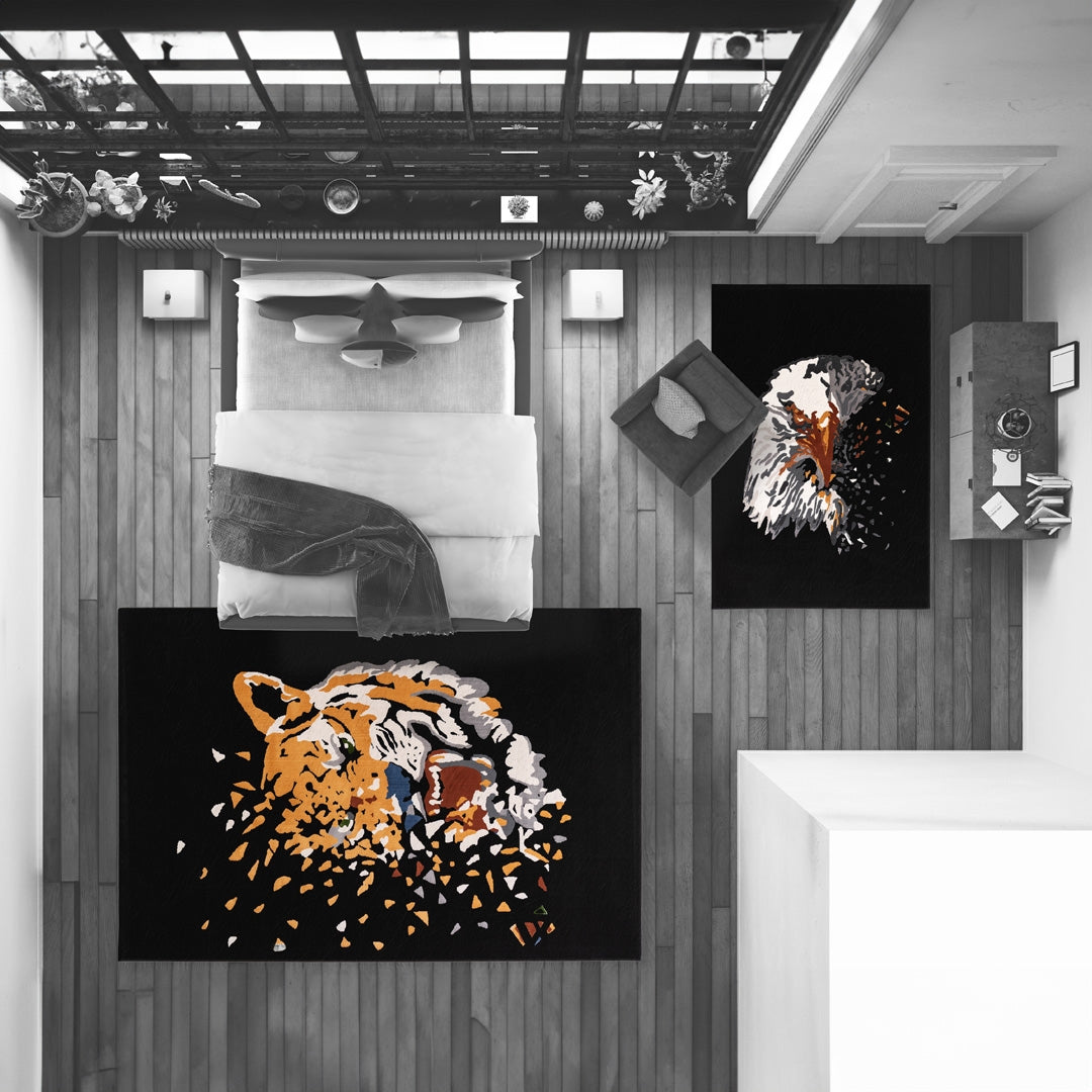 Carpet BOMBAI Modern Eagle/BLACK