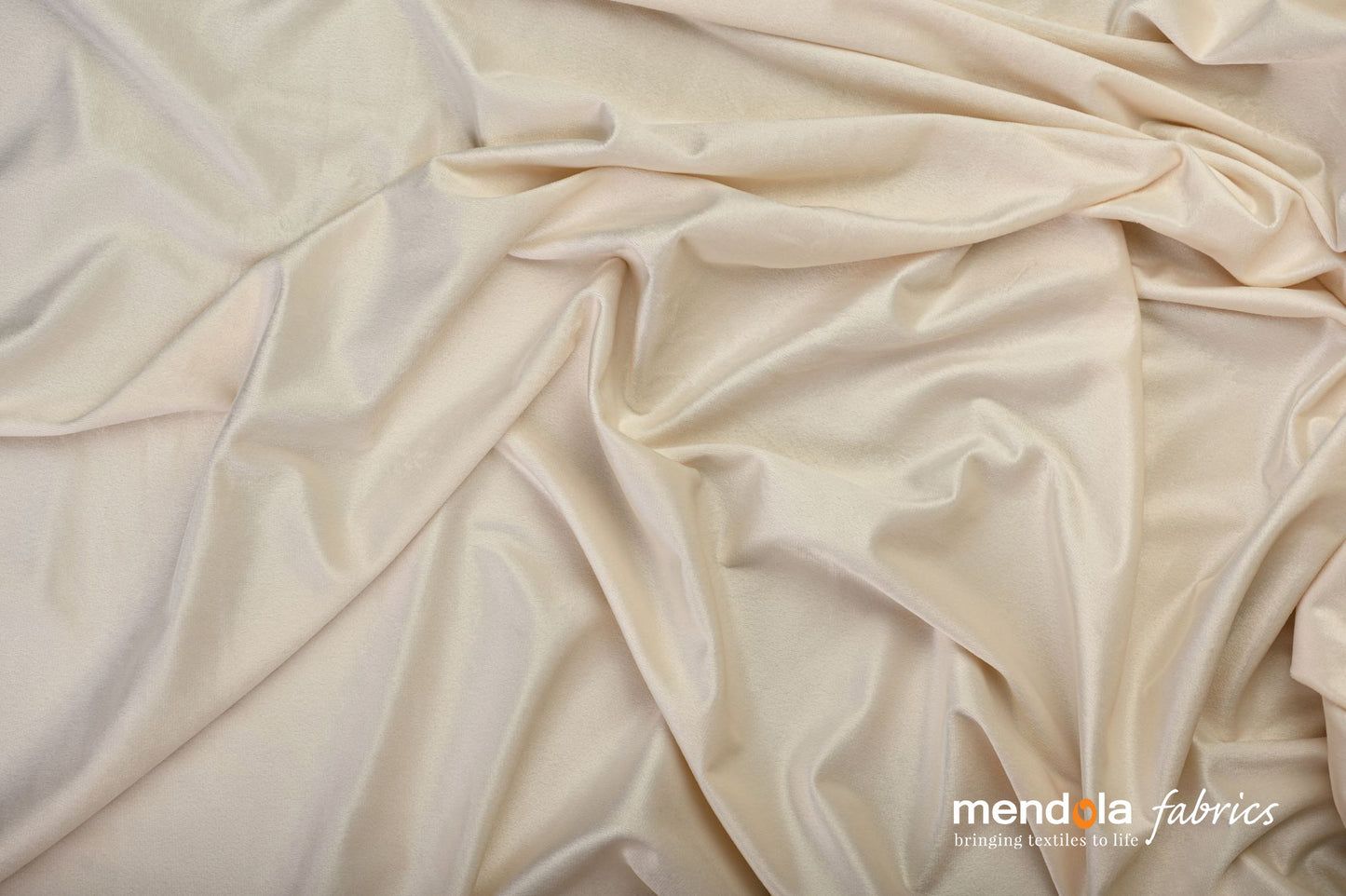 Draperie catifea CASTELLANO 01, crem, uni