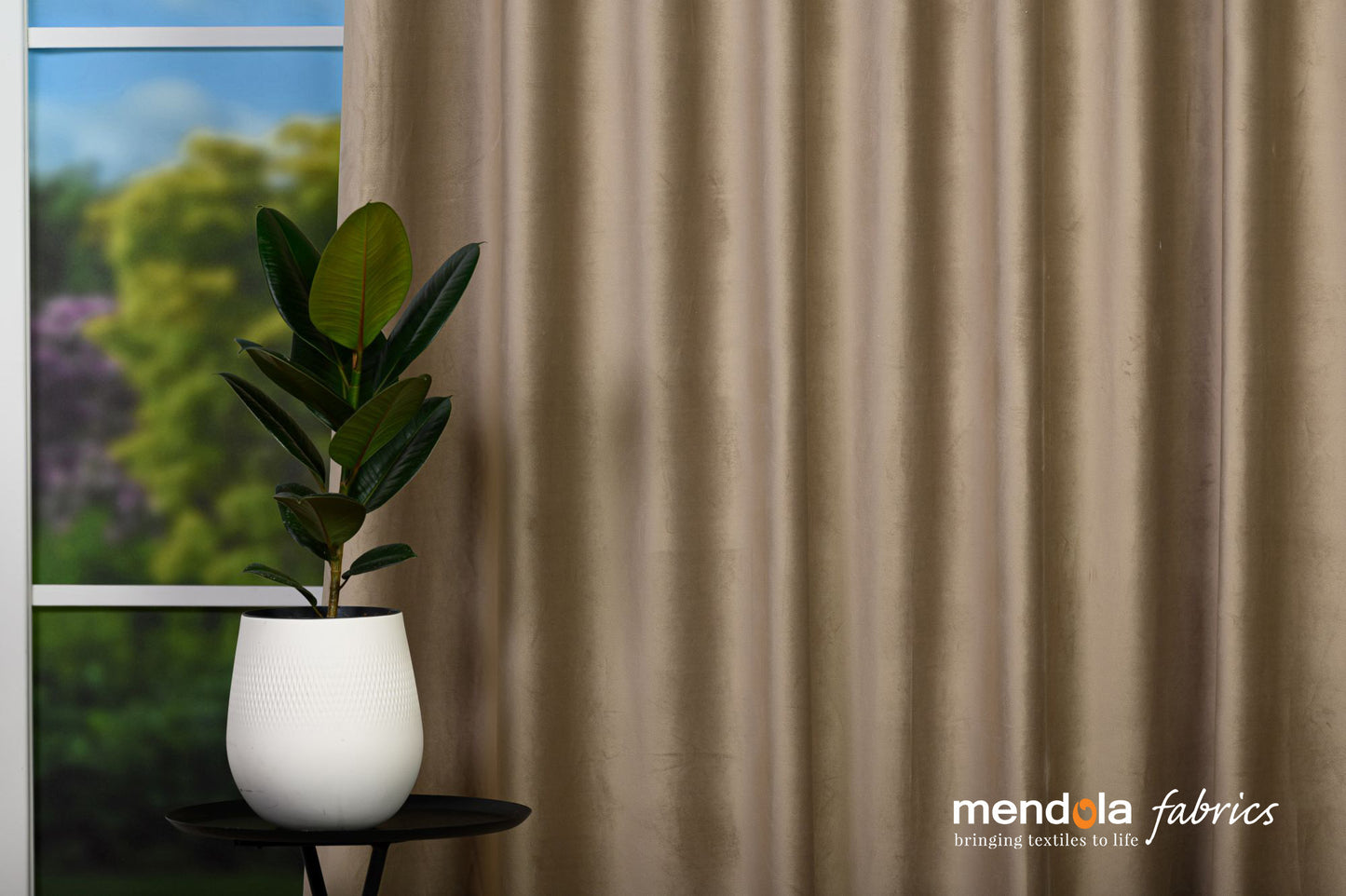 Draperie catifea CASTELLANO 06, cappuccino, uni