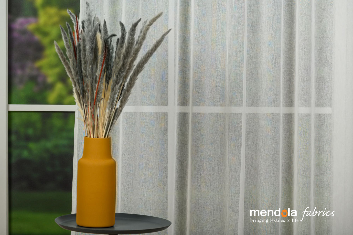 Curtain Okean 07, cream, simple, plain