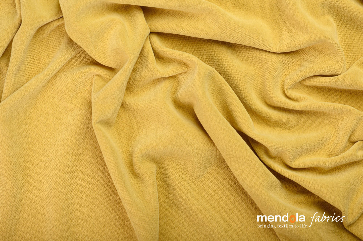 Draperie PONTE 01, muștar, țesătură tip chenille