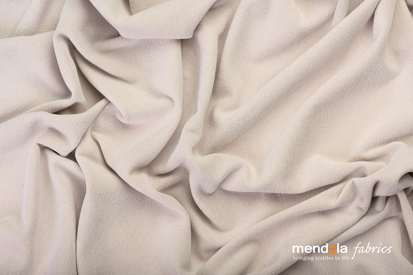 Draperie PONTE 17, crem, țesătură tip chenille