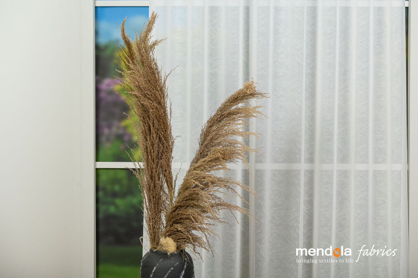 Curtain Praia 01, white, simple, plain, transparent