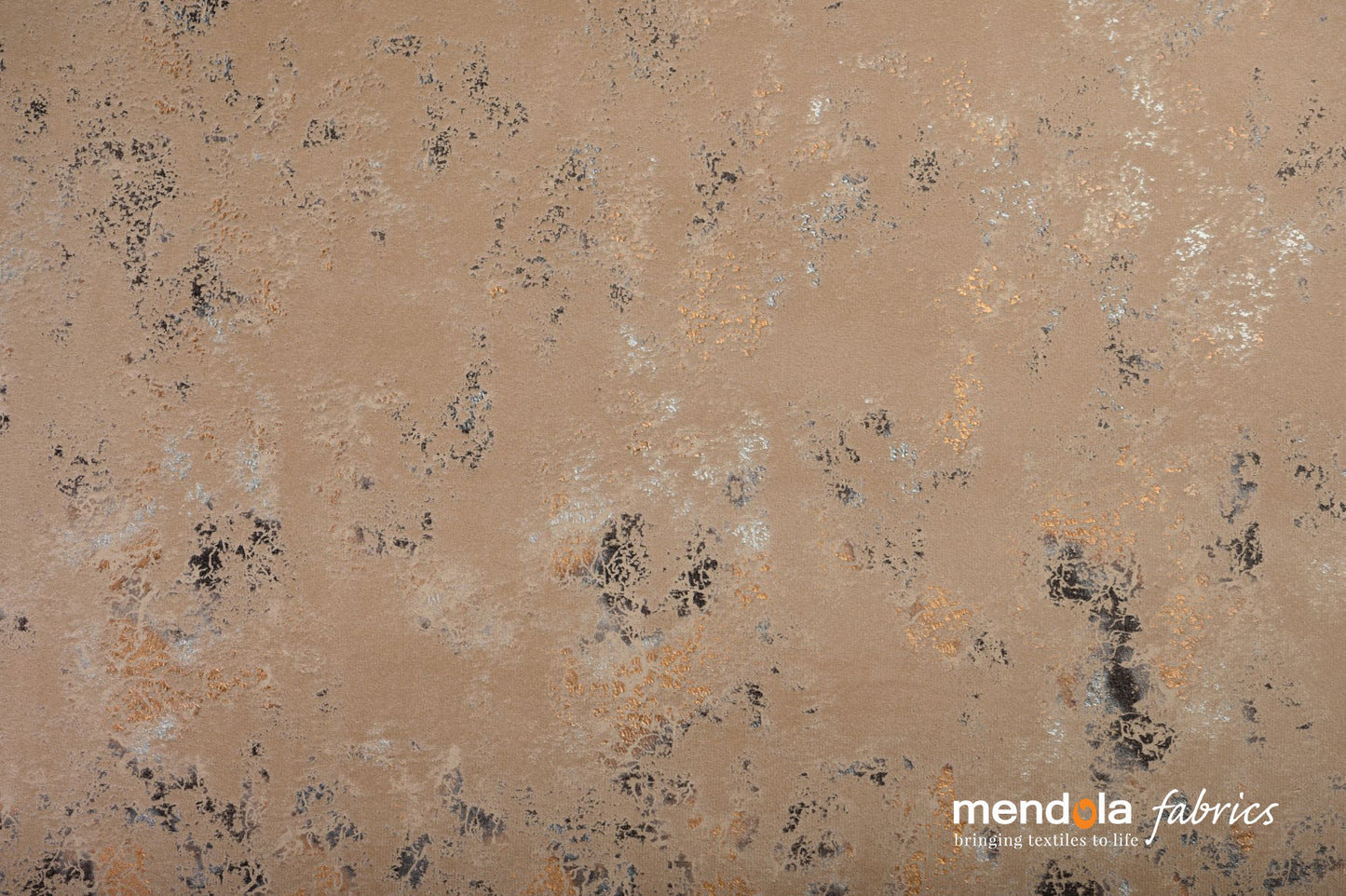 Draperie SIERRA 03, bej, catifea cu model mineral