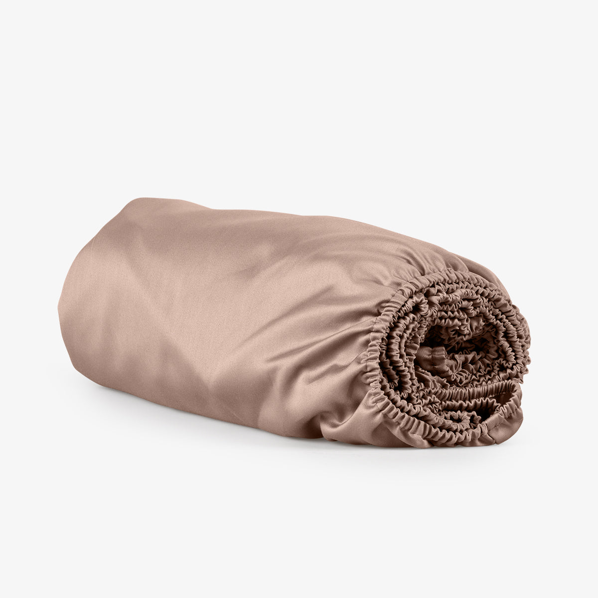 Fitted sheet SATEEN ROSE 100/200/25 cm 100% satin cotton