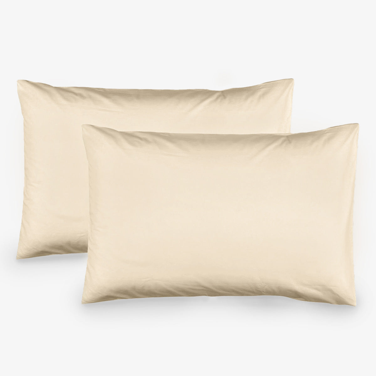 Set fete de perna uni ECRU NOU 100% bumbac ranforce 50/70 cm