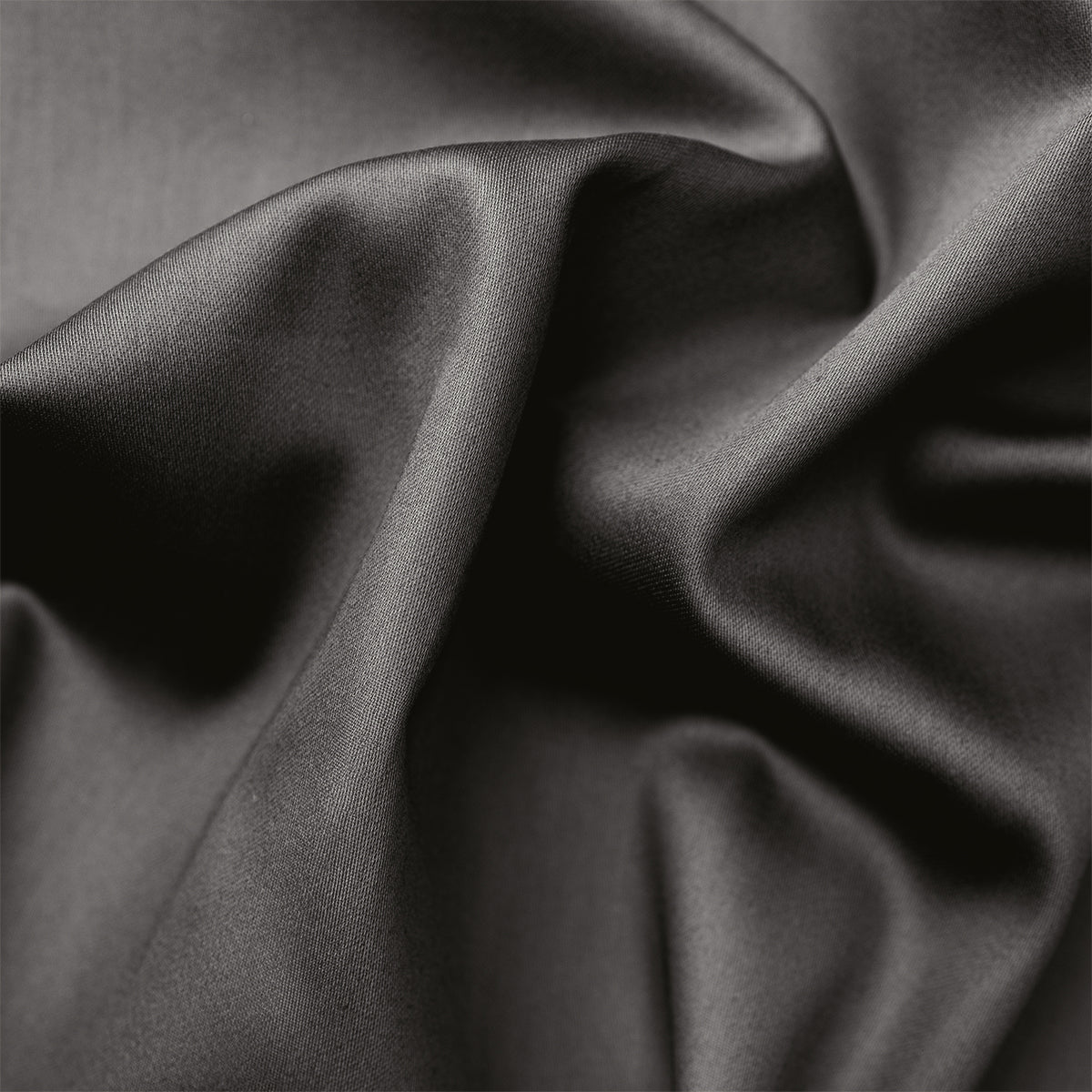 Cearsaf de pat cu elastic SATEEN SMOKY 200/200/25 cm 100% bumbac satinat