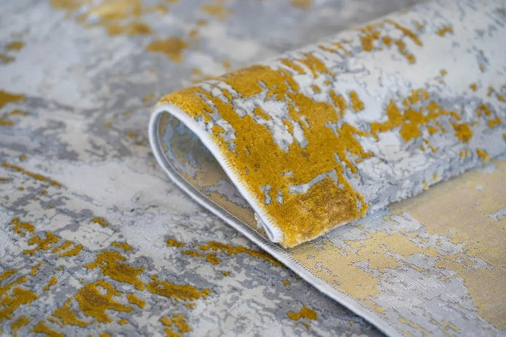 Covor ALLURE Abalone Gri Galben