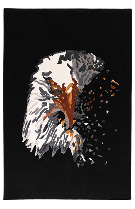Carpet BOMBAI Modern Eagle/BLACK