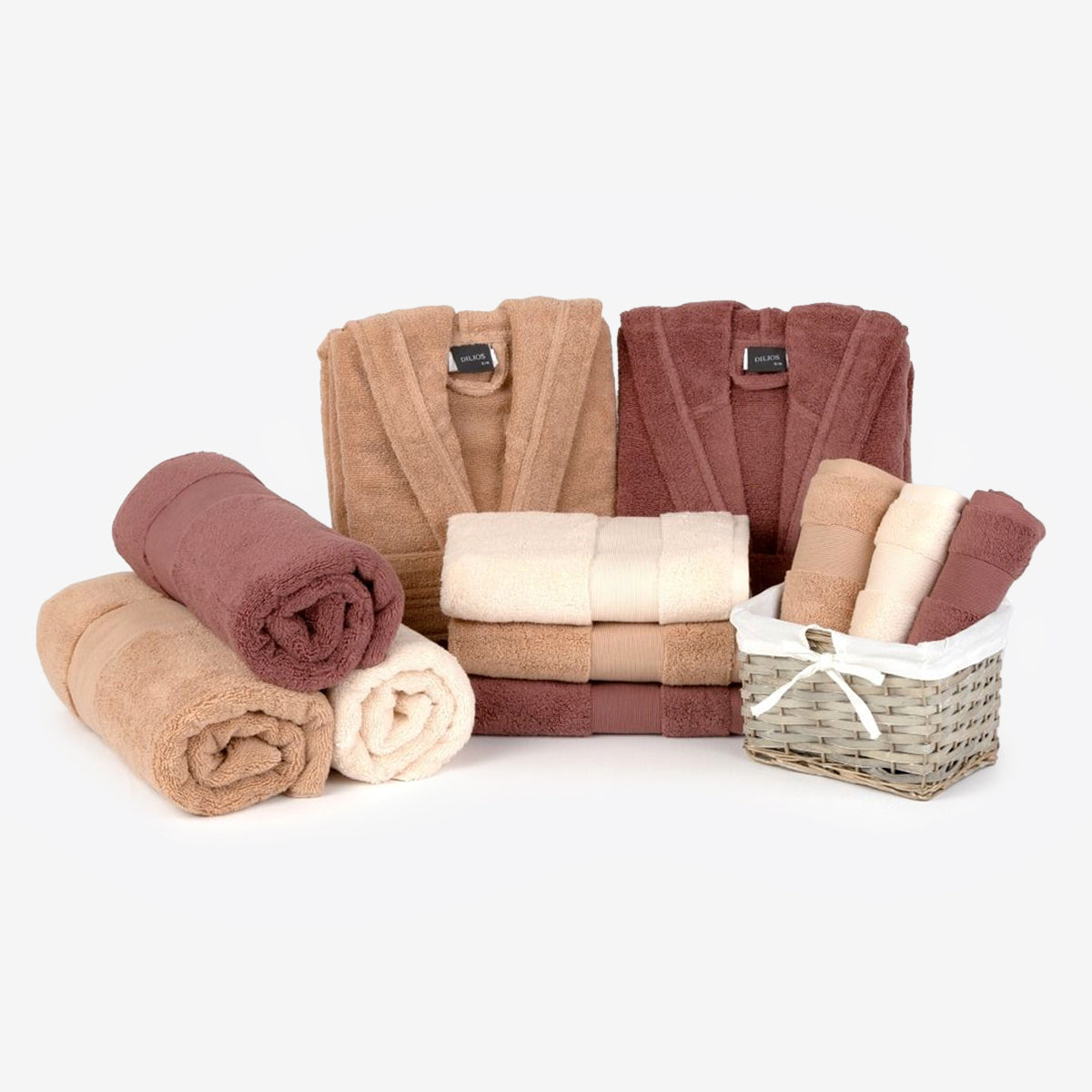 Halat de baie PETRA BORDEAUX S/M