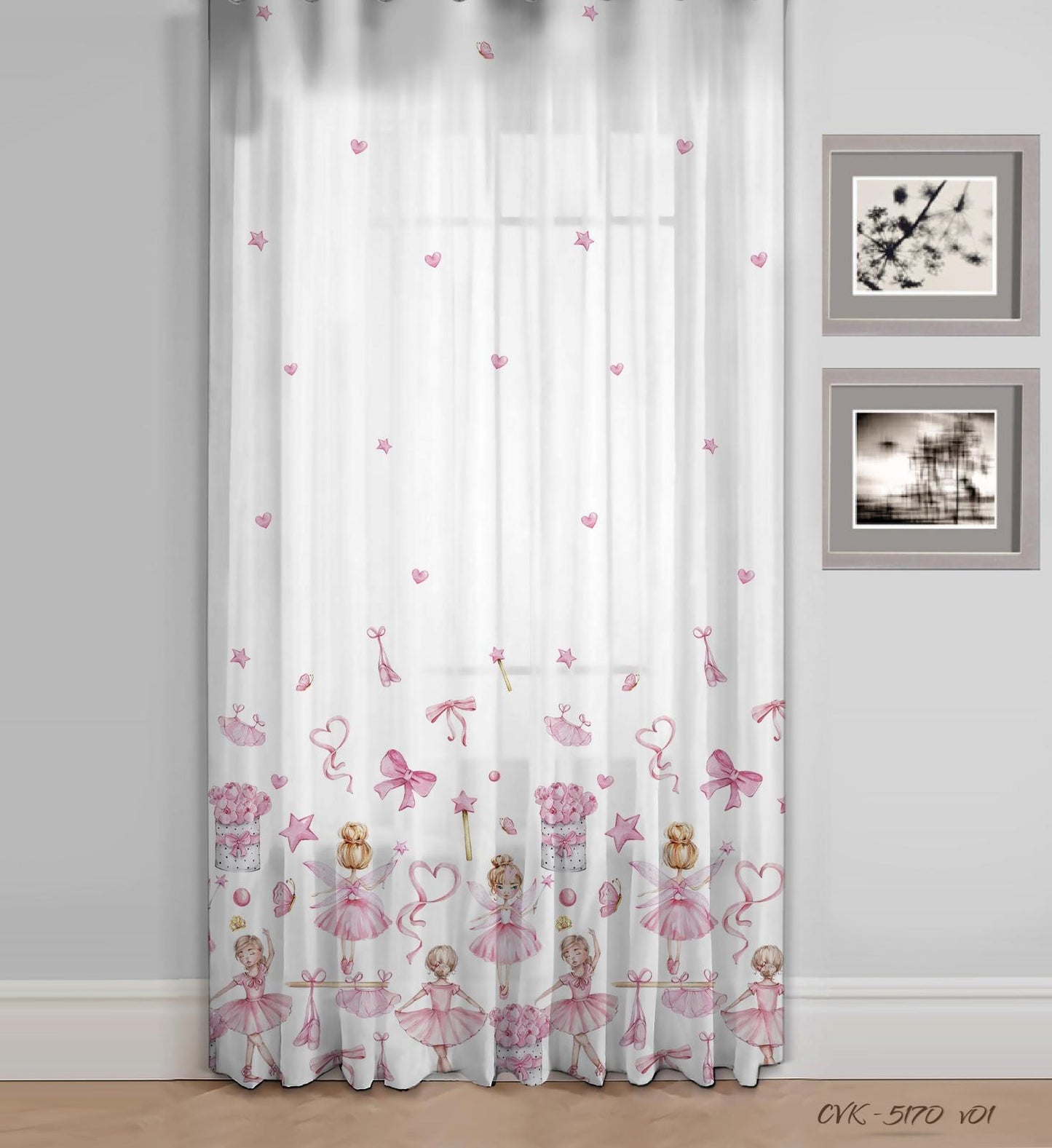 Perdea tip țesătură, din in