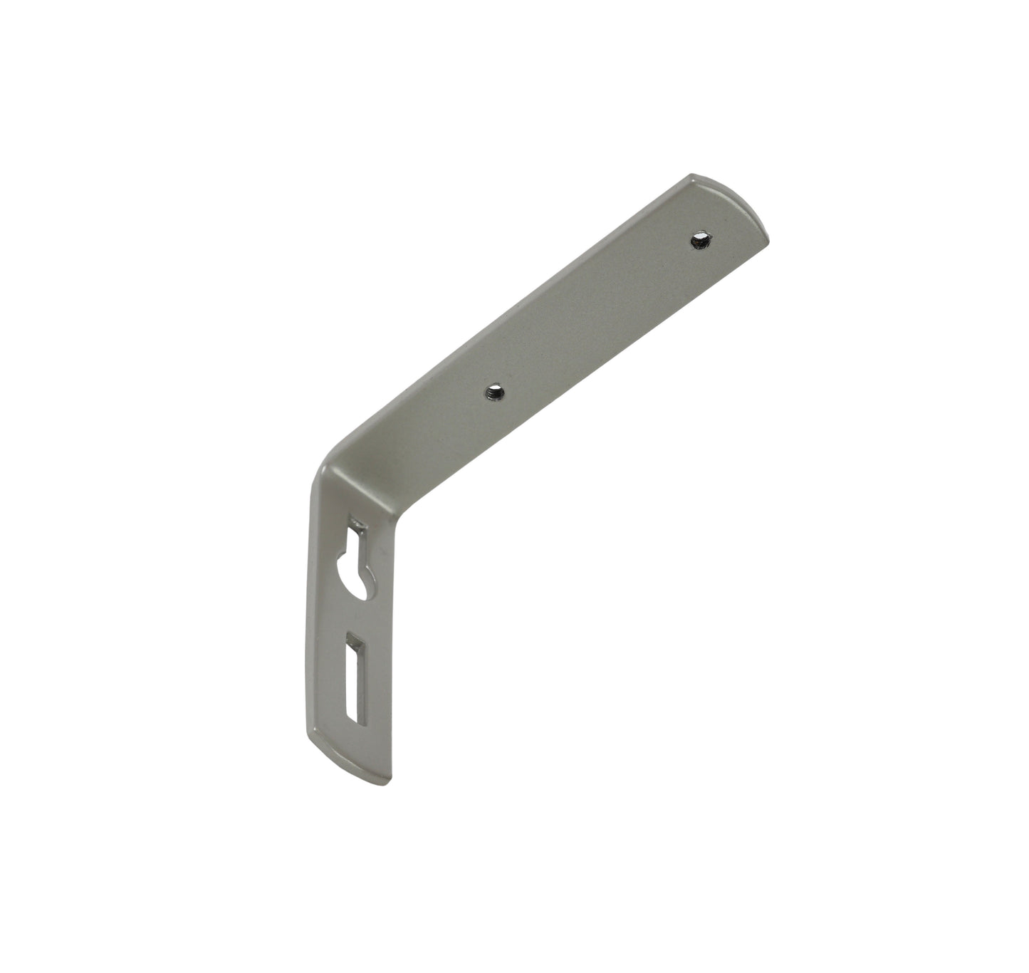 Decolino 02 aluminum bracket for fixing the rail to the wall, satin aluminum shade, 10 cm