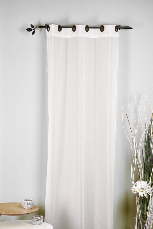 Perdea Cristal 02, ivoire, model texturat