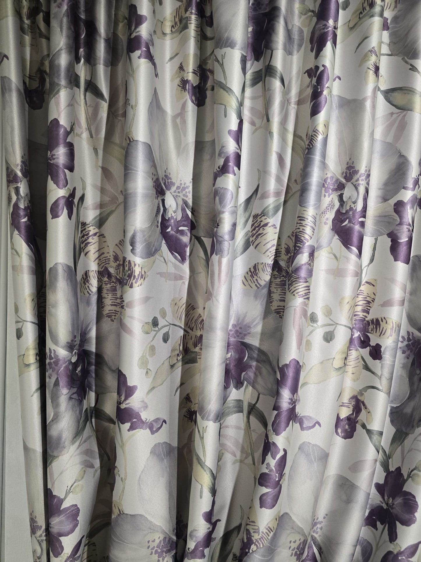 Set 2 draperii Dimout cu model floral