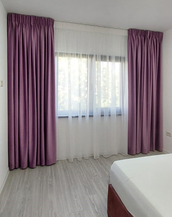 Velvet curtain Velvet A 04, purple