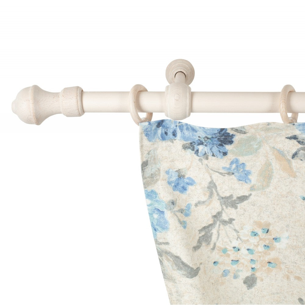Galerie simpla lemn masiv Ares, consola standard, nuanta alb-antic, 120 cm - KIT COMPLET