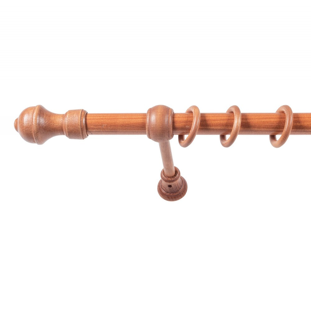 Galerie simpla lemn masiv Ares, consola standard, nuanta cires, 160 cm - KIT COMPLET