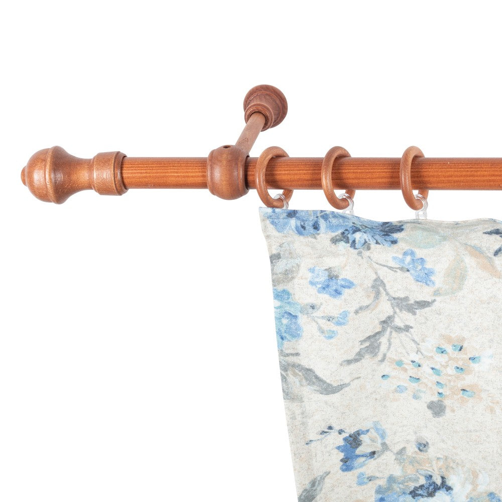 Galerie simpla lemn masiv Ares, consola standard, nuanta cires, 400 cm - KIT COMPLET