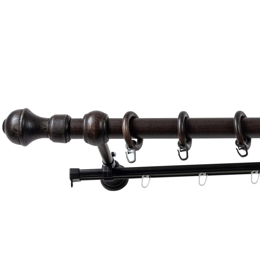 Galerie simpla lemn masiv Ares, nuanta wenge, 240 cm - SINA U INCLUSA