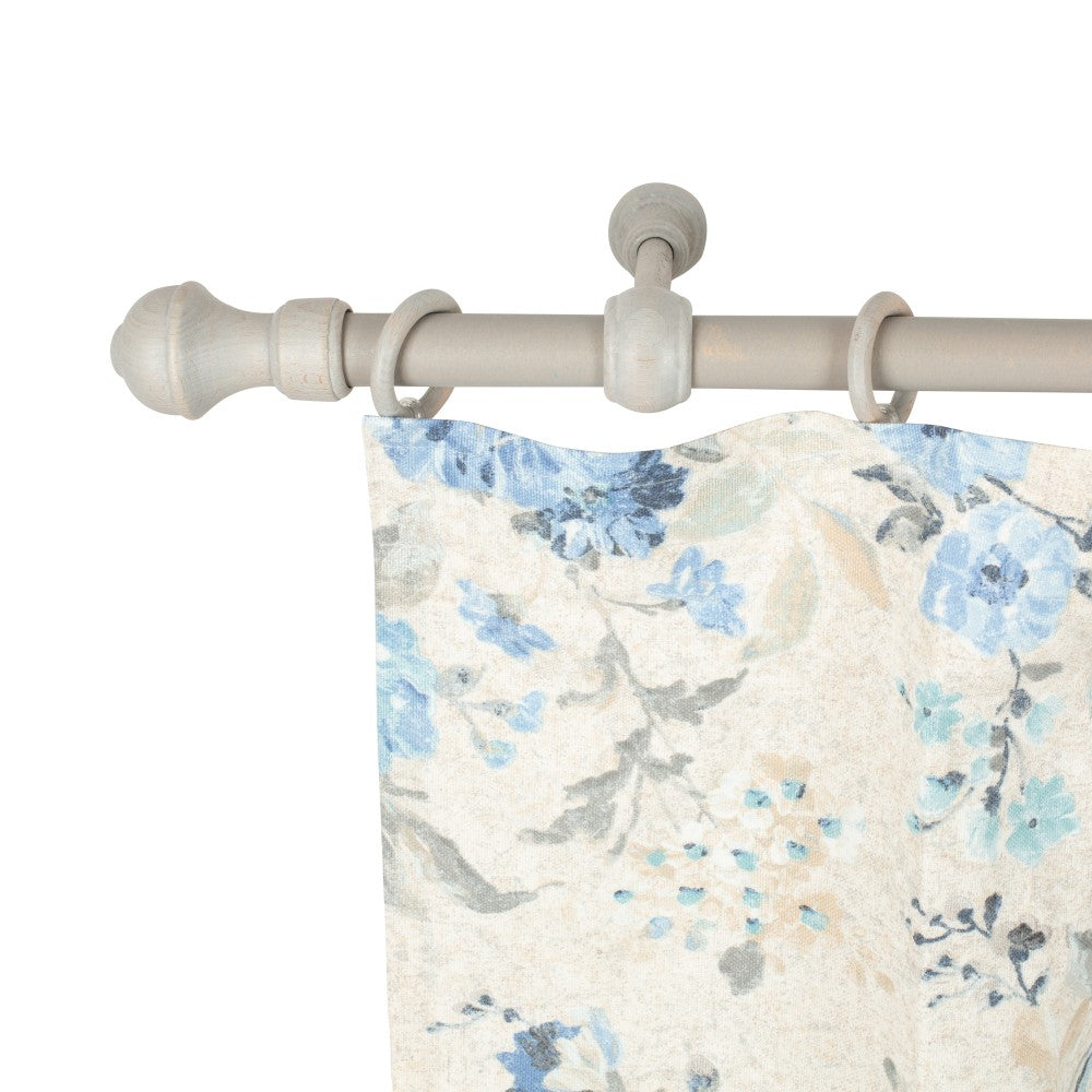 Galerie simpla lemn masiv Ares, consola standard, nuanta gri-antic, 280 cm - KIT COMPLET