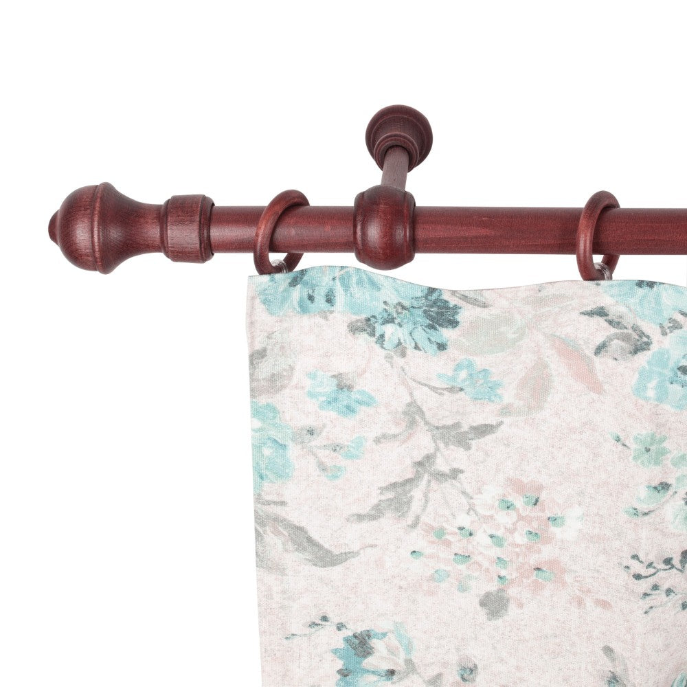 Galerie simpla lemn masiv Ares, consola standard, nuanta mahon, 120 cm - KIT COMPLET