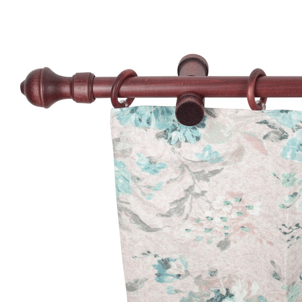 Galerie simpla lemn masiv Ares, consola moderna, nuanta mahon, 120 cm - KIT COMPLET