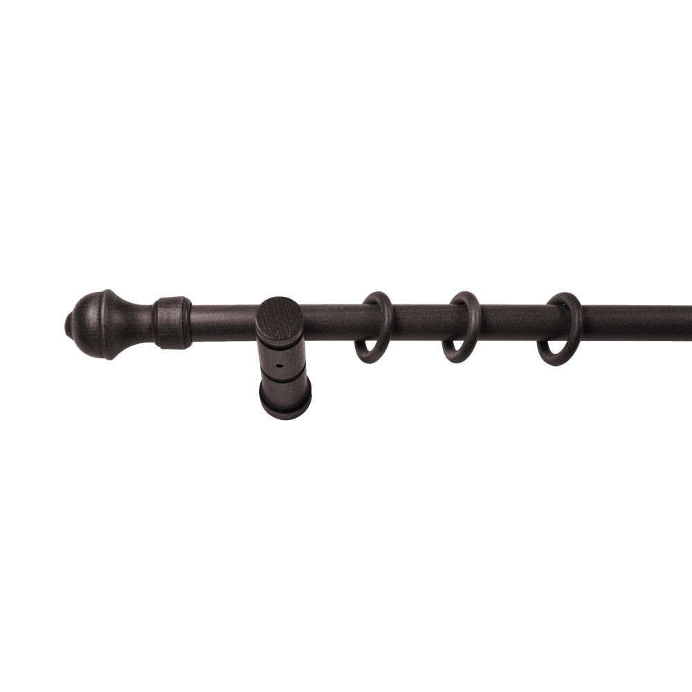 Galerie simpla lemn masiv Ares, consola moderna, nuanta wenge, 360 cm - KIT COMPLET