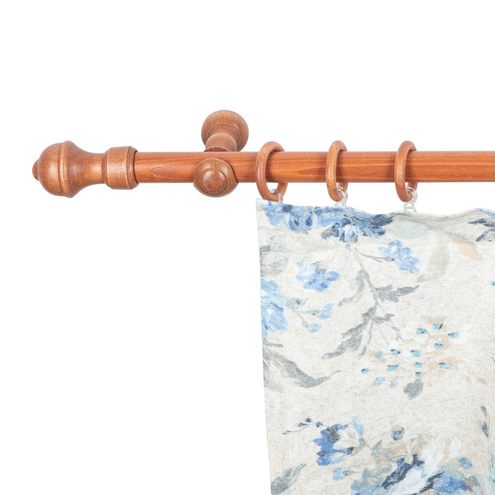 Galerie simpla lemn masiv Ares, consola clasica, nuanta cires, 140 cm - KIT COMPLET