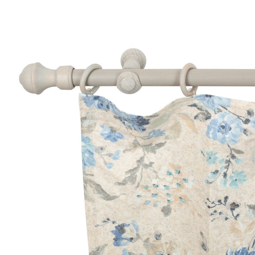 Galerie simpla lemn masiv Ares, consola clasica, nuanta gri-antic, 400 cm - KIT COMPLET