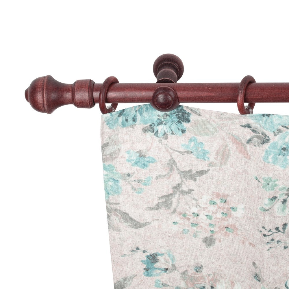 Galerie simpla lemn masiv Ares, consola clasica, nuanta mahon, 240 cm - KIT COMPLET