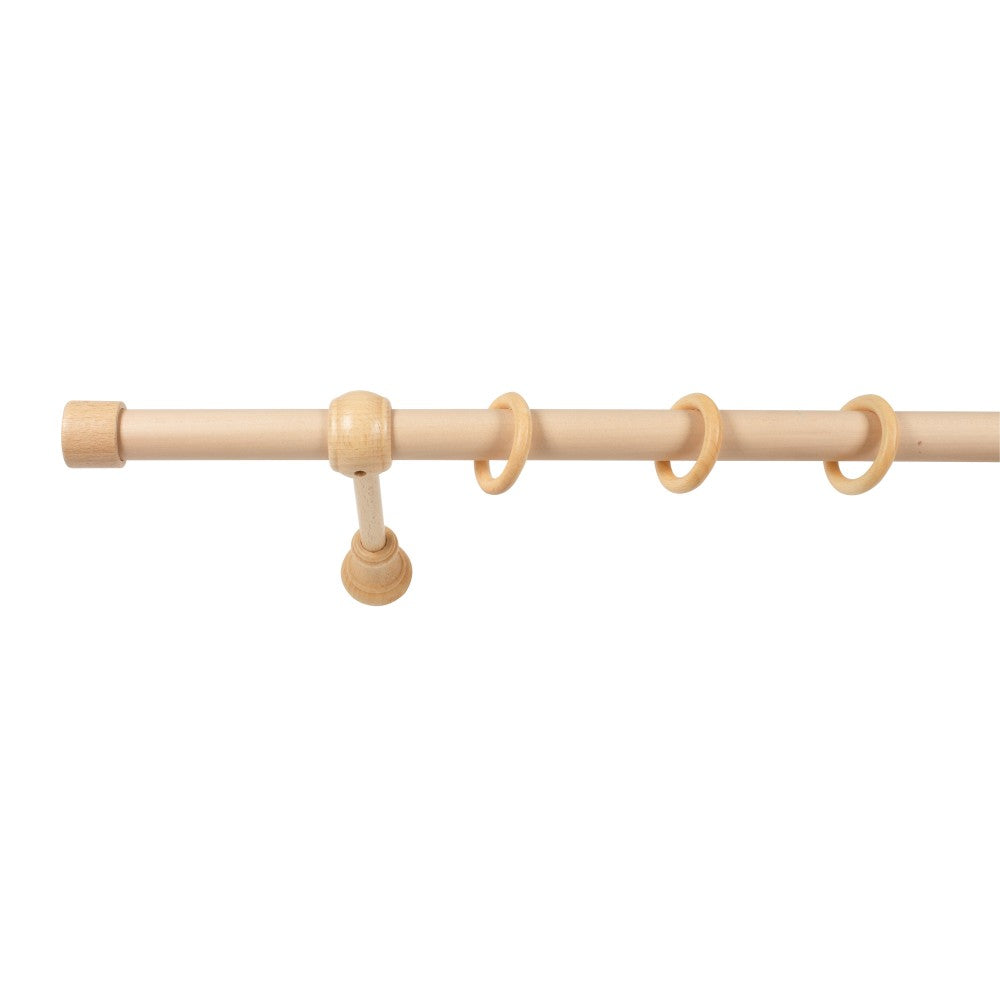 Galerie simpla lemn masiv Cafiro, consola standard, nuanta natur, 320 cm - KIT COMPLET