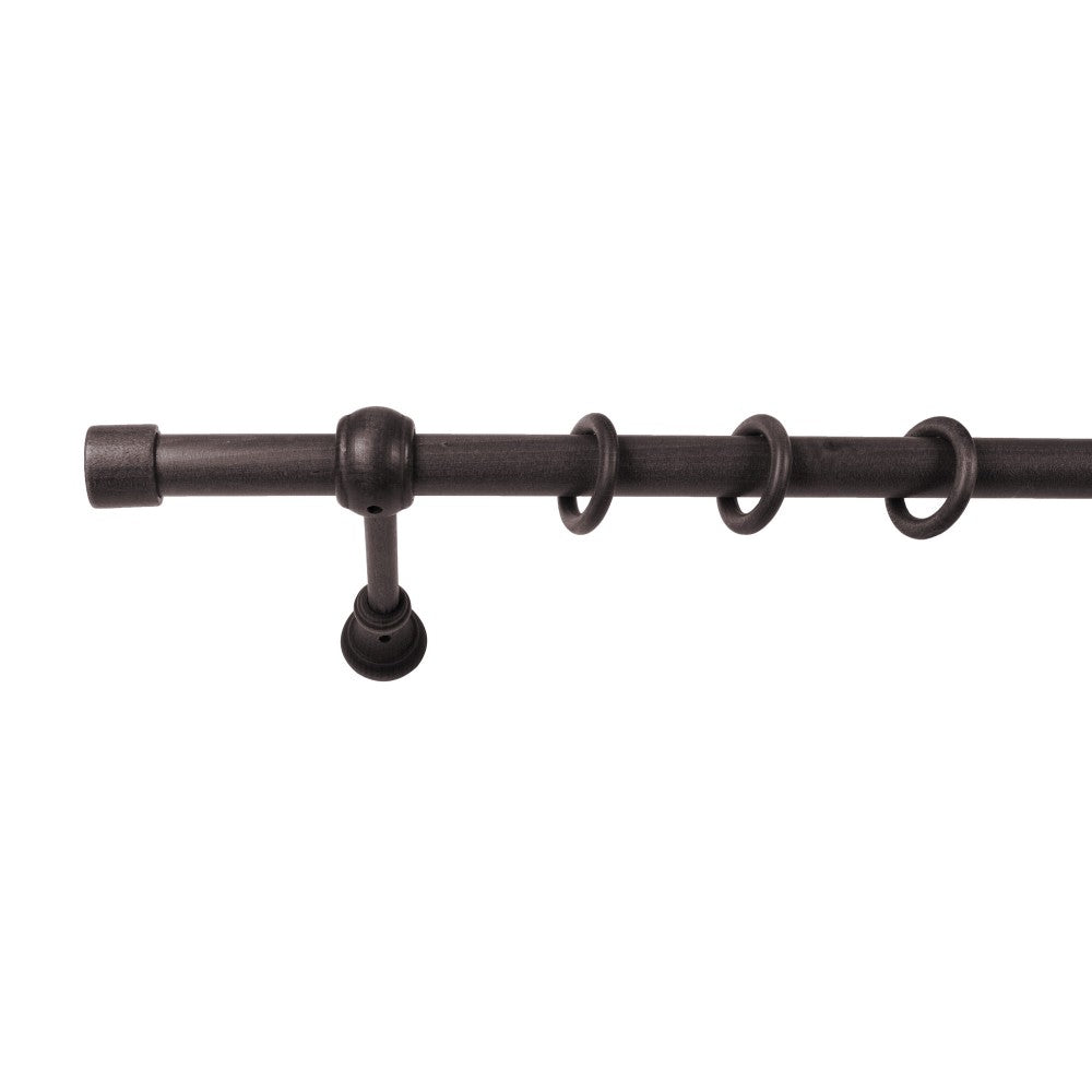 Galerie simpla lemn masiv Cafiro, consola standard, nuanta wenge, 320 cm - KIT COMPLET
