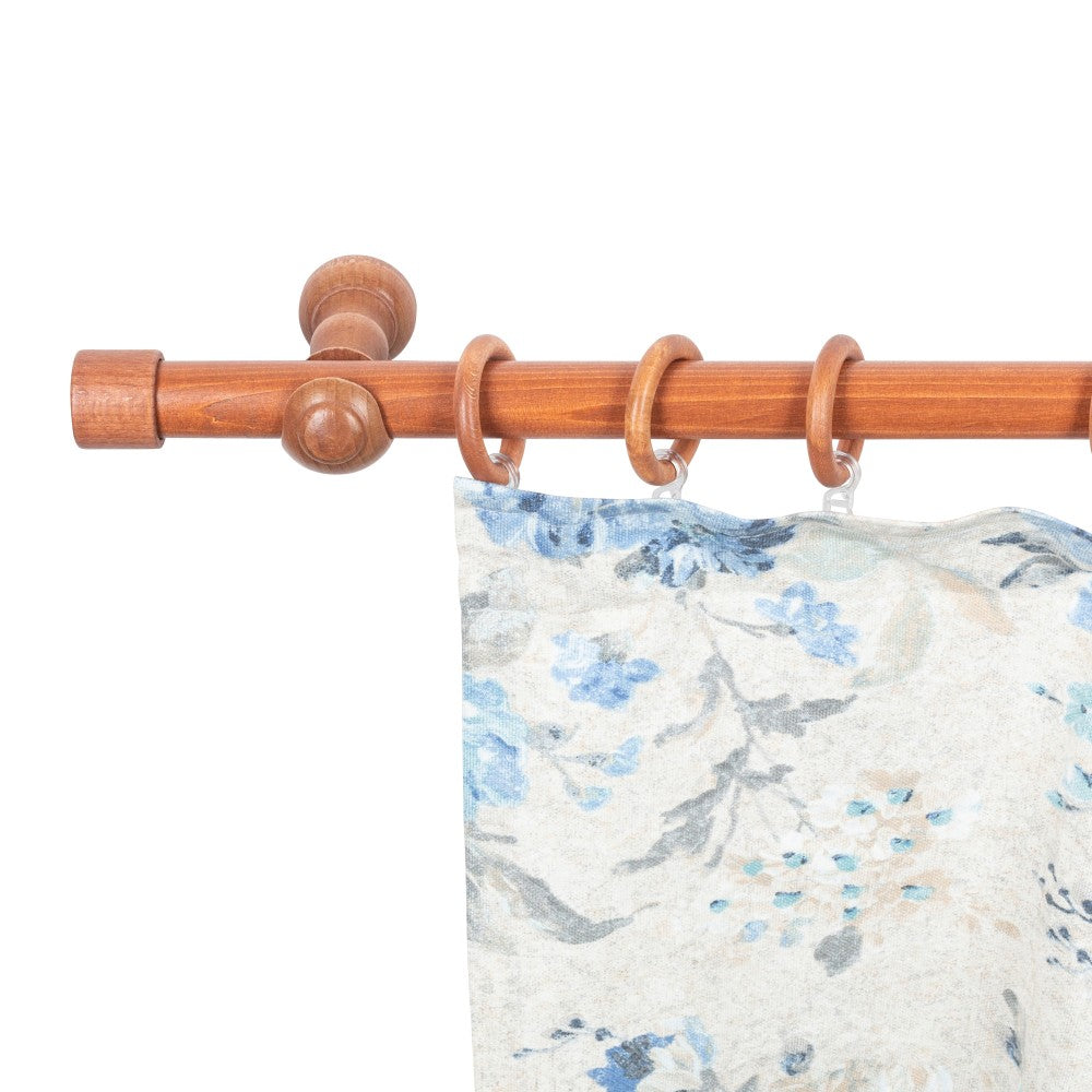 Galerie simpla lemn masiv Cafiro, consola clasica, nuanta cires, 200 cm - KIT COMPLET