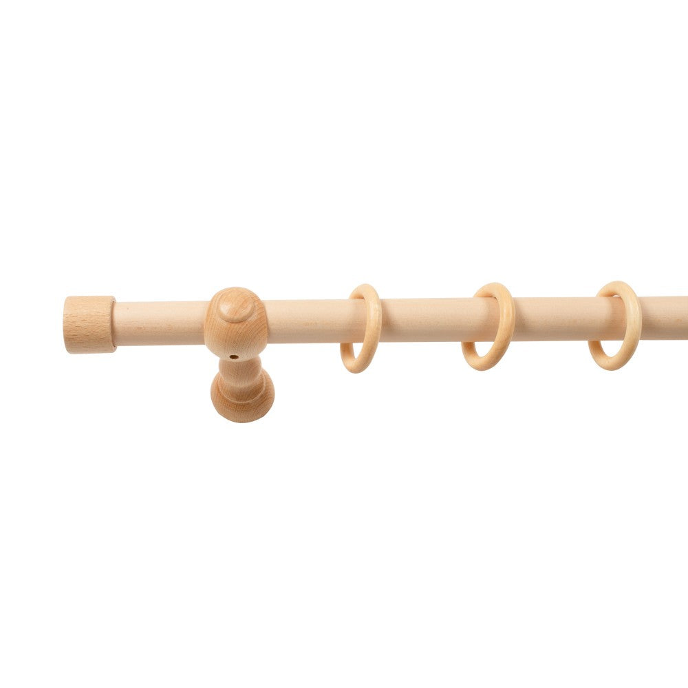 Galerie simpla lemn masiv Cafiro, consola clasica, nuanta natur, 140 cm - KIT COMPLET