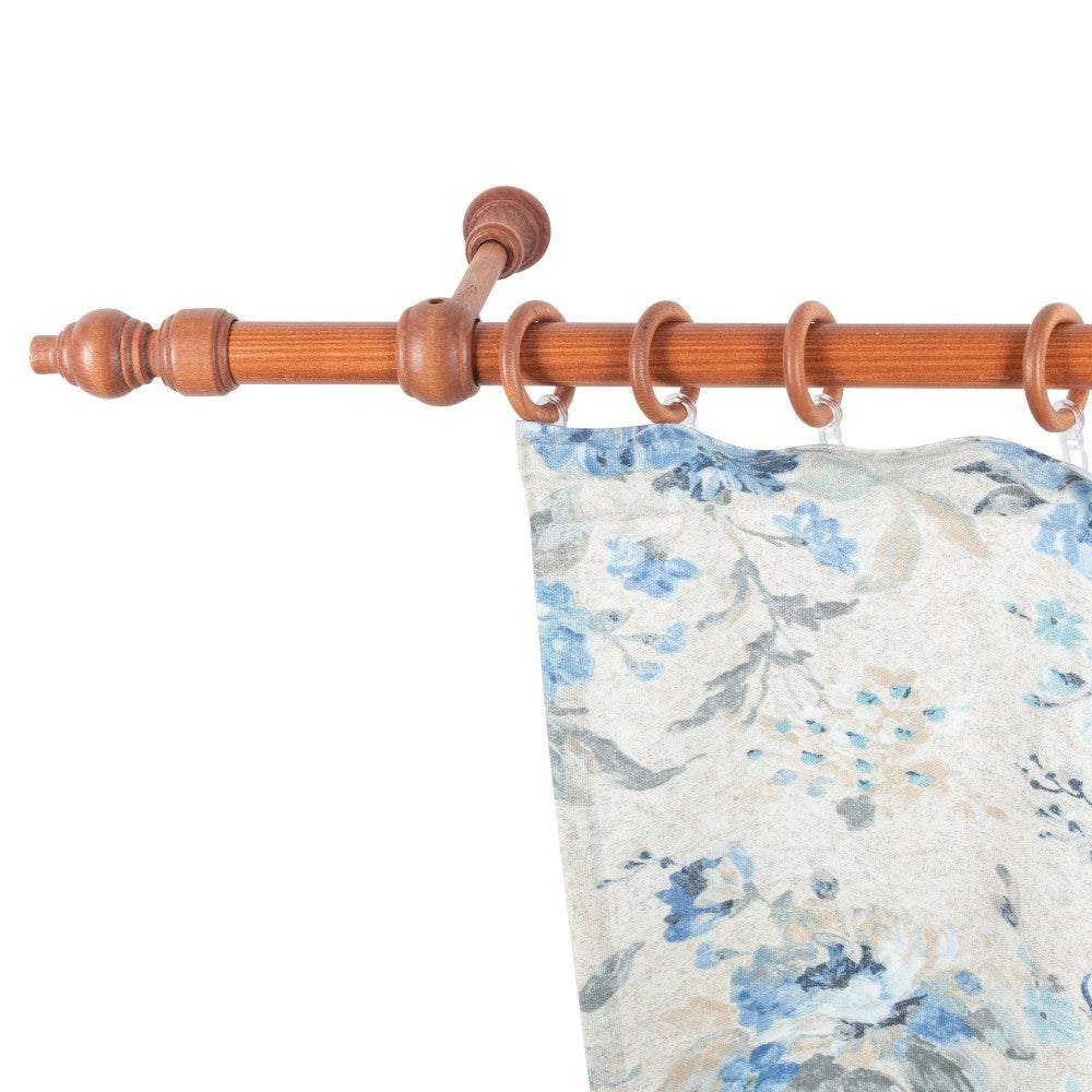 Galerie simpla lemn masiv Filigrano, consola standard, nuanta cires, 220 cm - KIT COMPLET