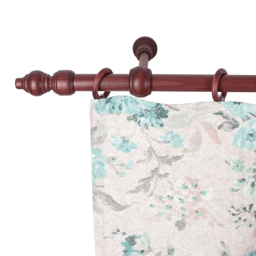 Galerie simpla lemn masiv Filigrano, consola standard, nuanta mahon, 200 cm - KIT COMPLET