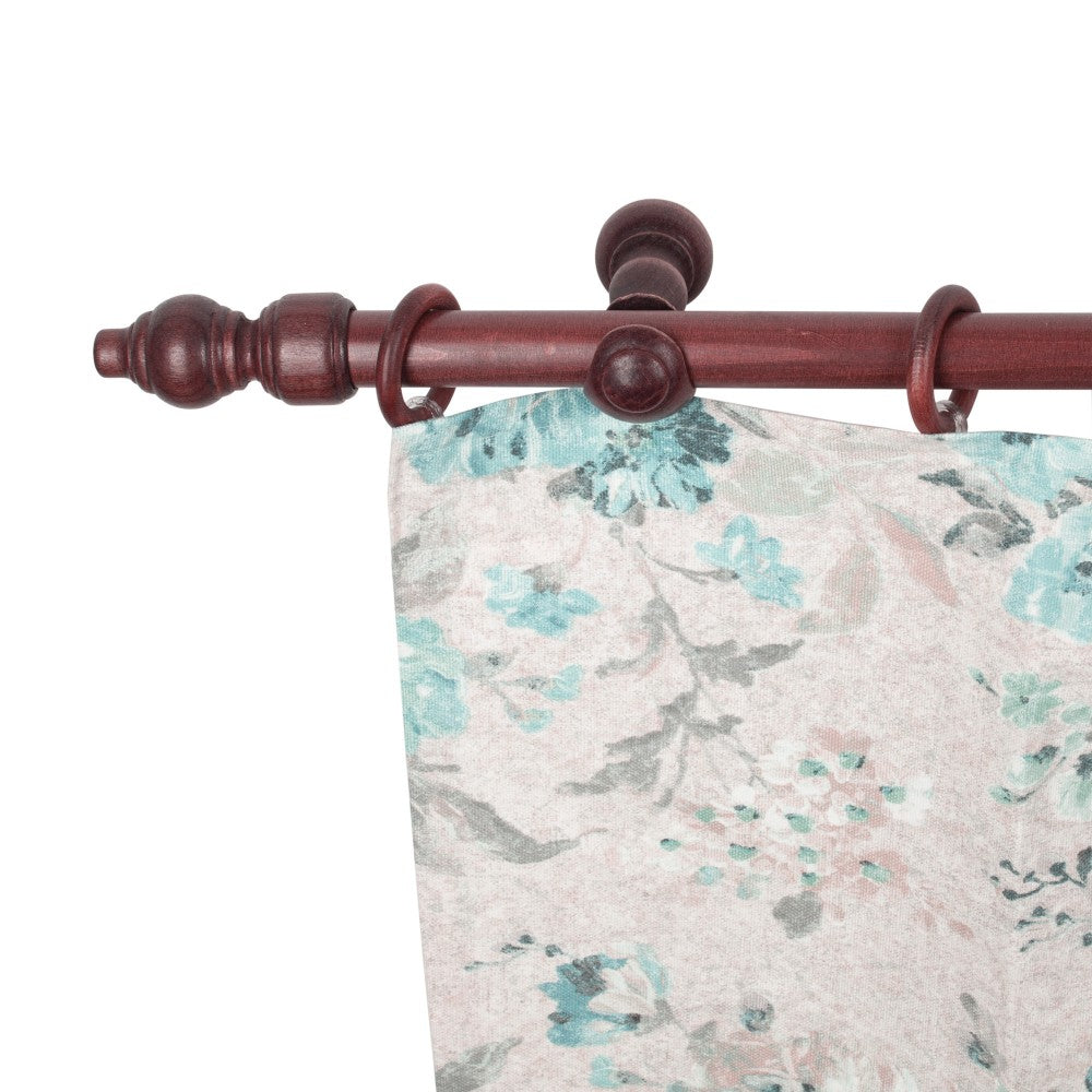 Galerie simpla lemn masiv Filigrano, consola clasica, nuanta mahon, 180 cm - KIT COMPLET